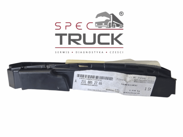 Zderzak przedni prawy Dolny Grill Rama Wspornik MB SL R231 A2318852265 NOWY