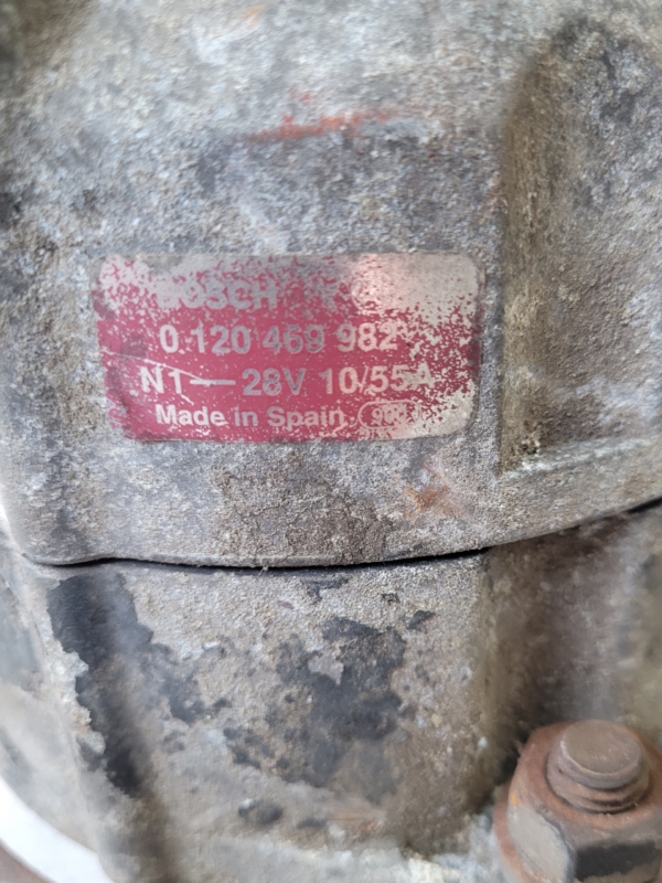 ALTERNATOR MAN MERCEDES-BENZ 0120469982 BOSCH REGENEROWANY