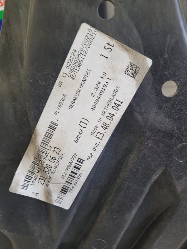 MERCEDES BENZ SL CLASS OSŁONA POD ZDERZAK 2315200623 W231 OSŁONA POD ZDERZAK